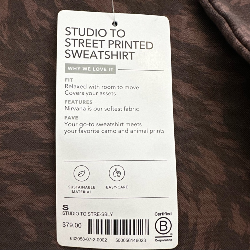 athleta studio to street sweatshirt S - Picture 6 of 6